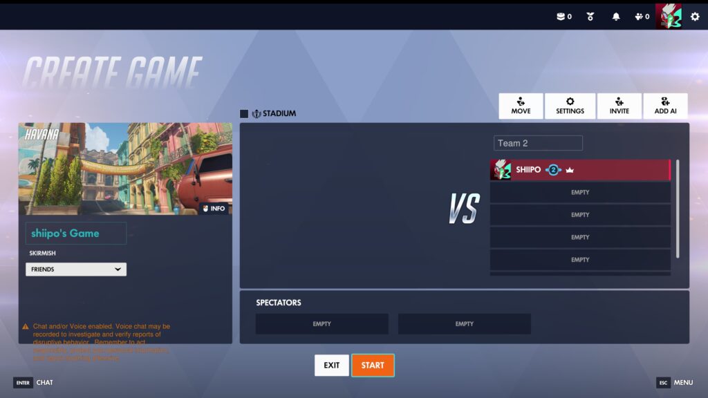 Overwatch カスタムゲーム設定 保存 UI（2026年版）