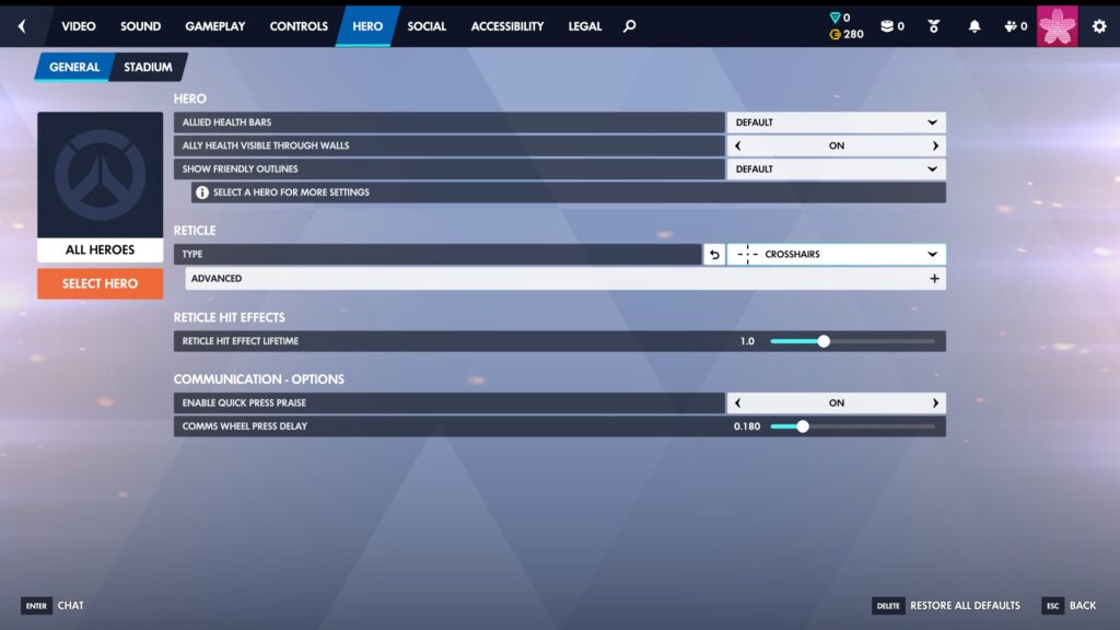 OWレティクル変更画面1