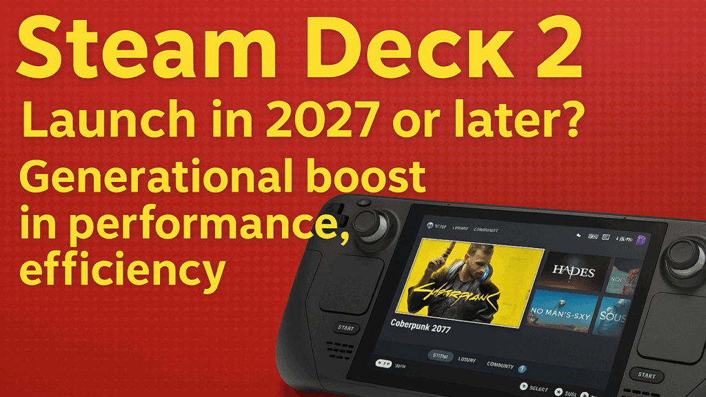 Valve、次世代機『Steam Deck 2』を開発中か。発売は早くとも2027年