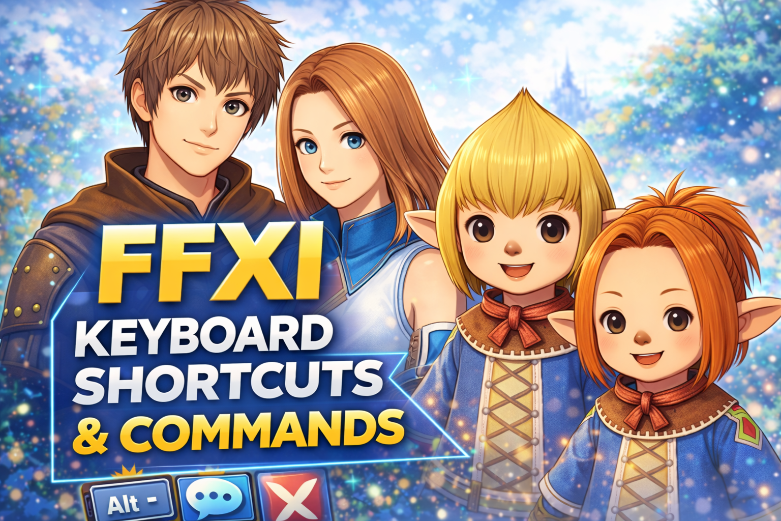 『FF11』キーボードショートカット＆テキストコマンドまとめ