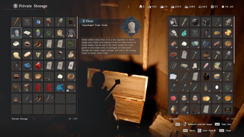 狼の丘キャンプの保管庫の場所